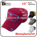 Wholesale Glasses Embroidery Army Cap and Hat